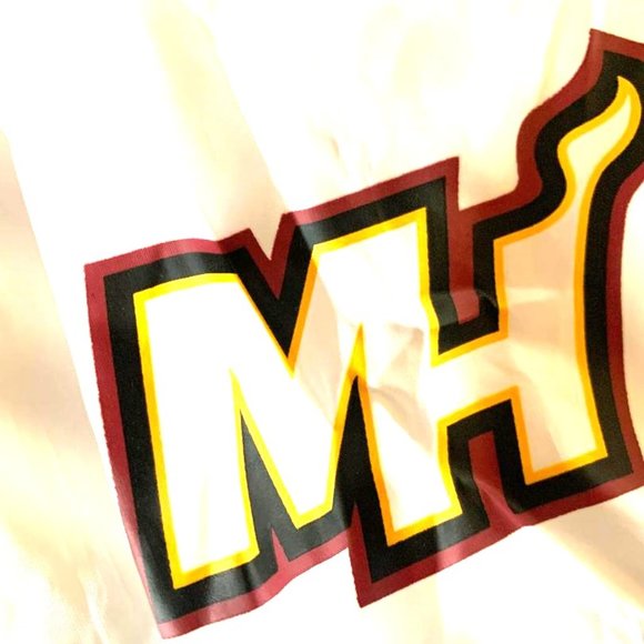 MIAMI HEAT NBA Margin Of Victory Windbreaker Jacket Jacke Anorak SIZE- SMALL - Picture 2 of 6